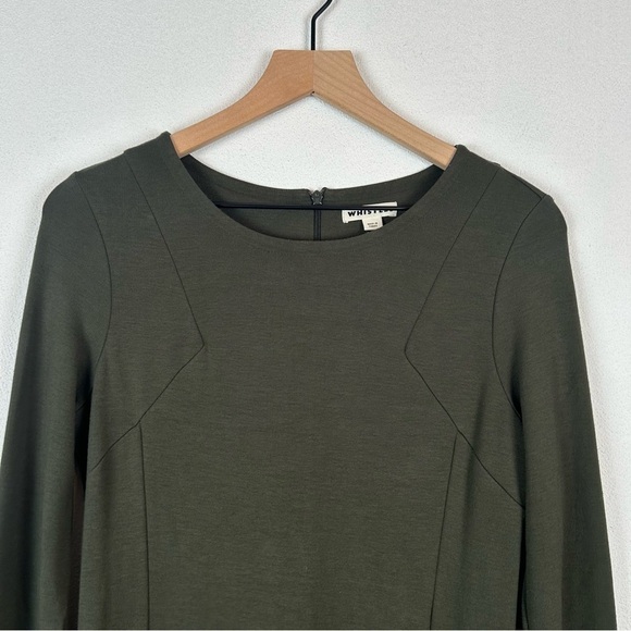 Whistles Long Sleeve Green Dress Viscose 10 - Picture 2 of 10